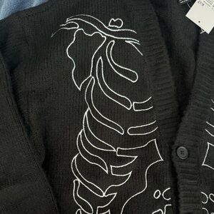 Forever 21 Men’s Skeleton Cardigan